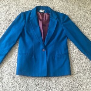 Vintage 90’s Preppy Blue Blazer Size 4